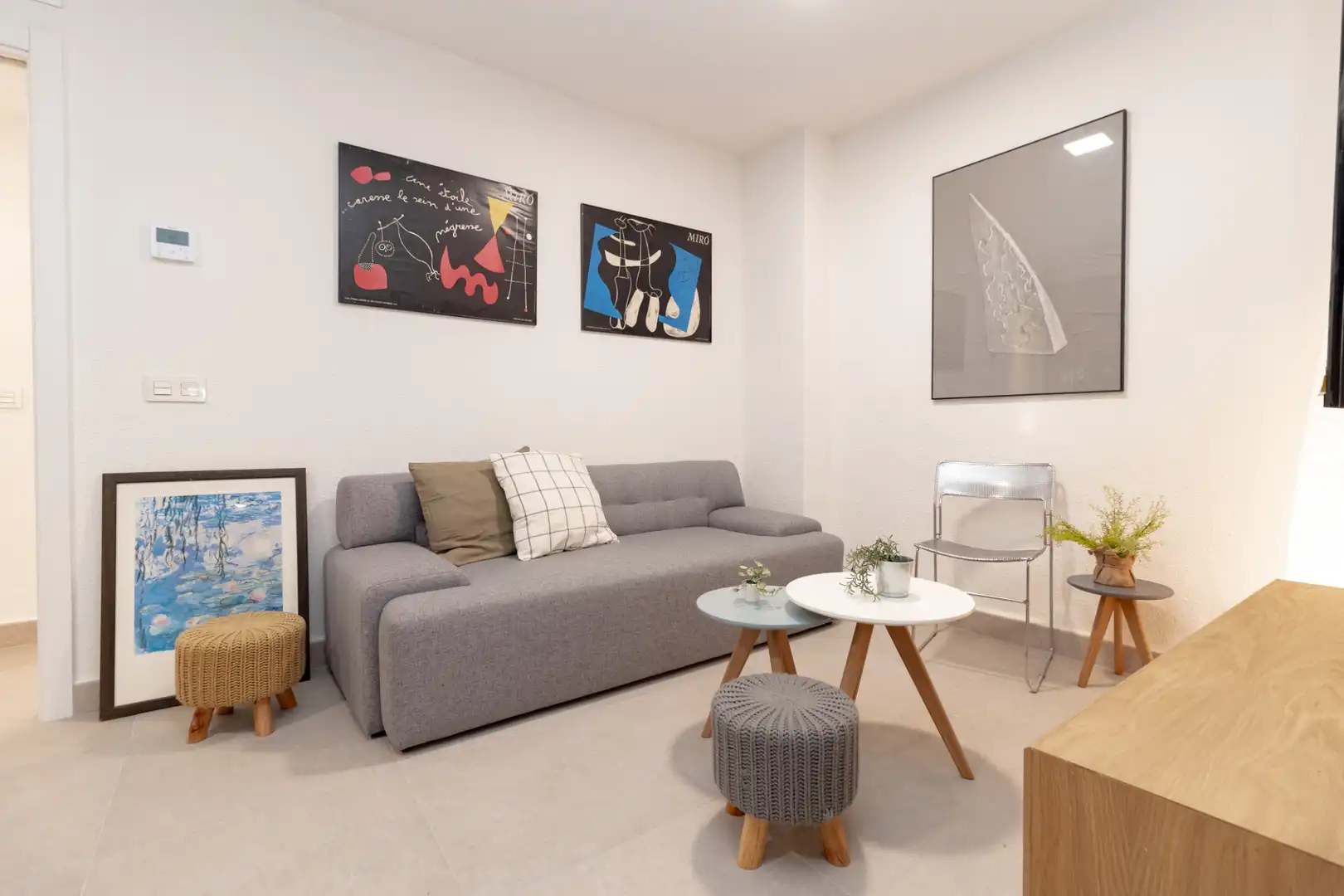 Sala de estar de Piso de alquiler en Málaga con Aire acondicionado, Amueblado y Internet