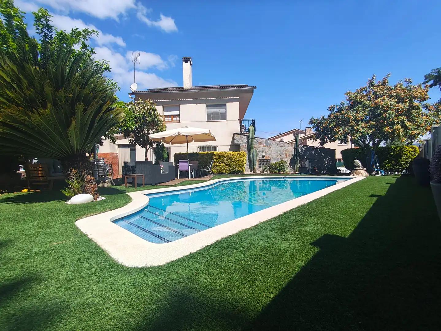 Piscina de Casa o chalet en venta en Sant Esteve Sesrovires con Aire acondicionado, Calefacción y Jardín privado
