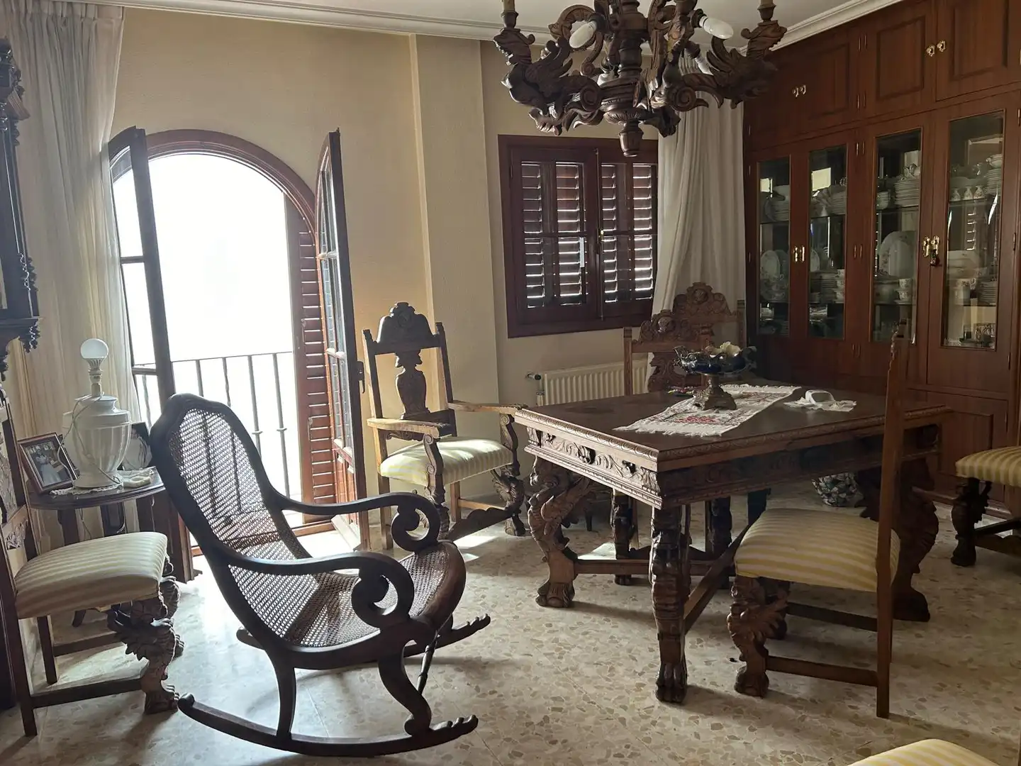 Esszimmer von Wohnung zum Verkauf in Almendralejo mit Klimaanlage, Terrasse und Möbliert