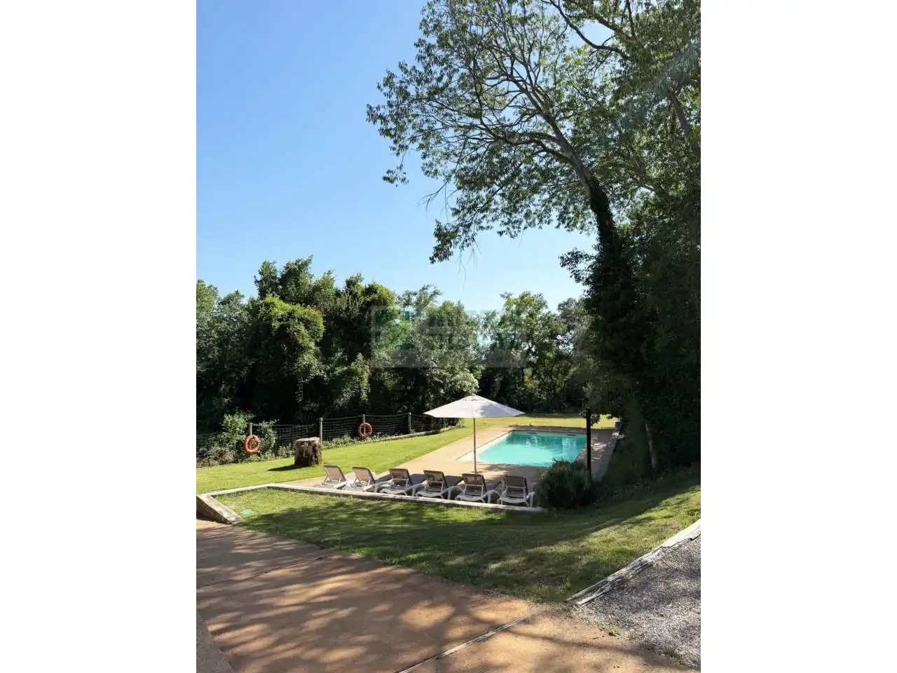 Jardín de Finca rústica de alquiler en Vilademuls con Aire acondicionado, Calefacción y Jardín privado