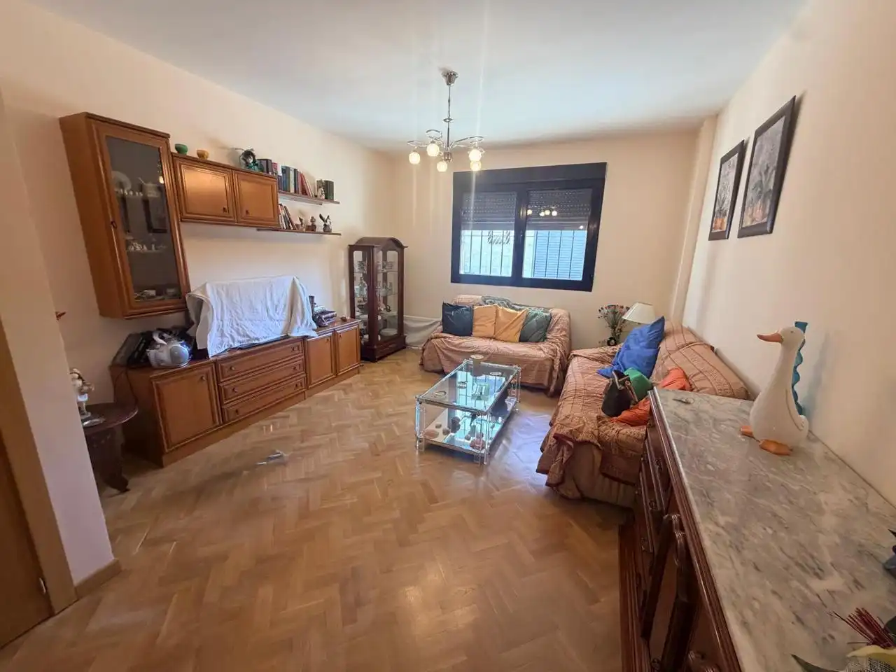 Living room of Ground floor for sale in Tarancón  with Heating, Parquet flooring and Storage room