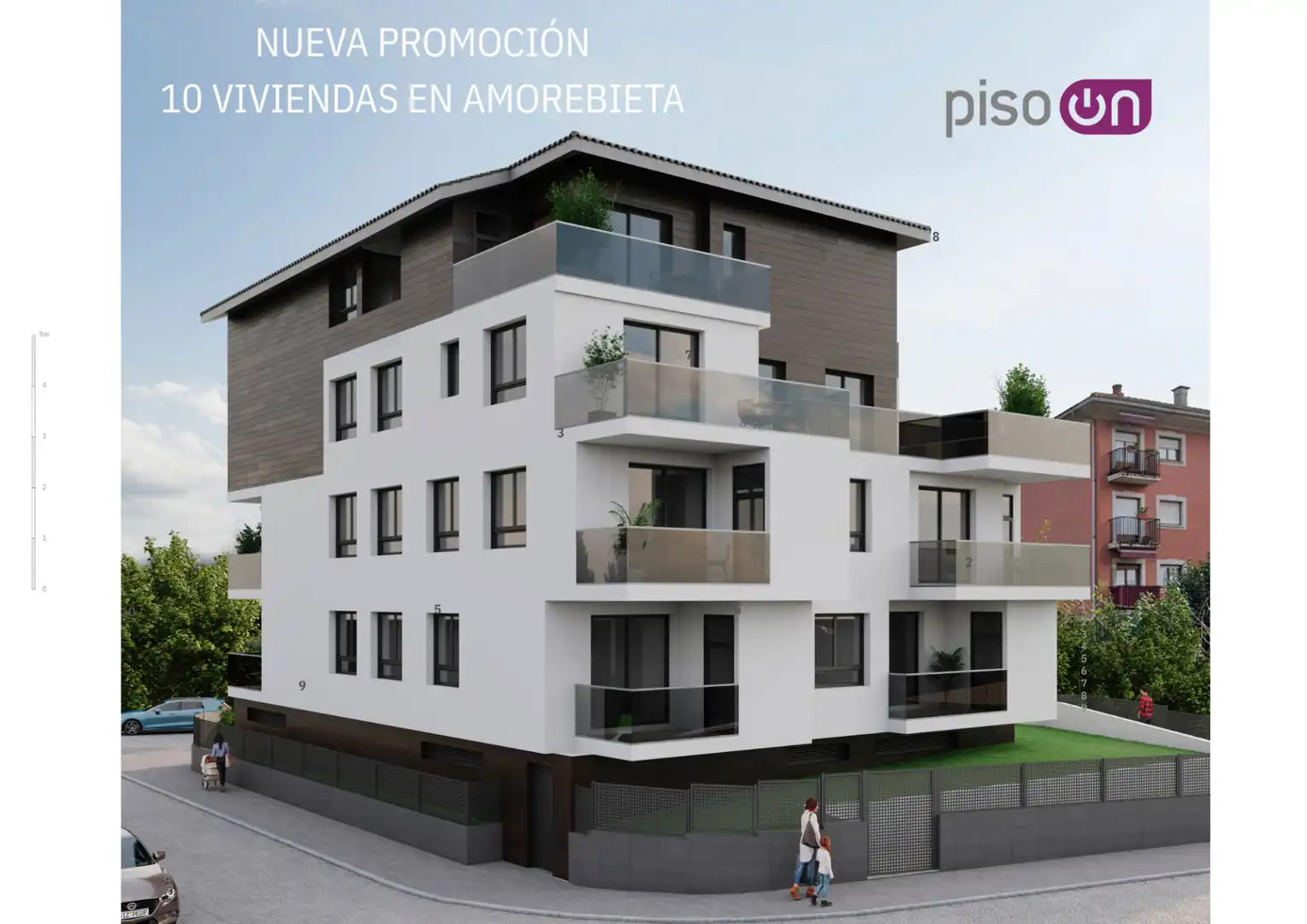Vista exterior de Ático en venta en Amorebieta-Etxano con Terraza y Balcón