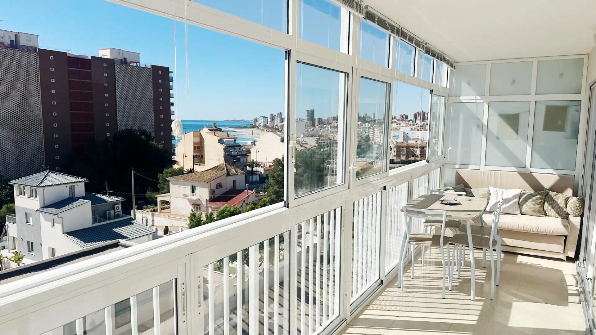 Balcony of Apartments for rent in El Campello  with Air Conditioner, Heating and Terrace