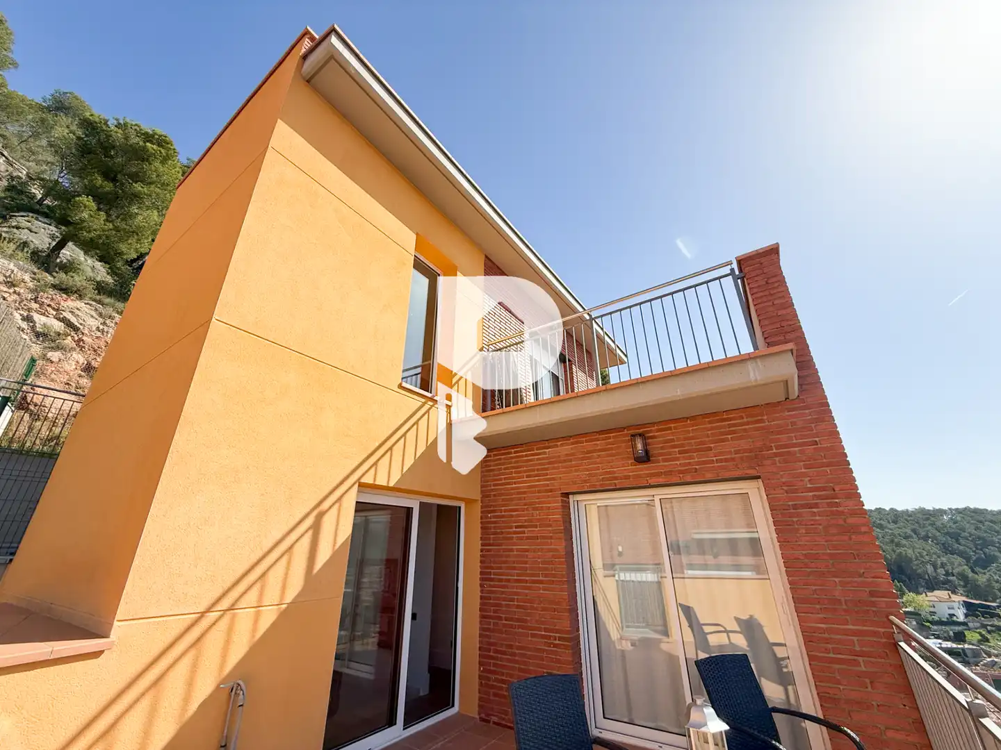 Terraza de Casa o chalet de alquiler en Vallirana con Aire acondicionado, Calefacción y Jardín privado