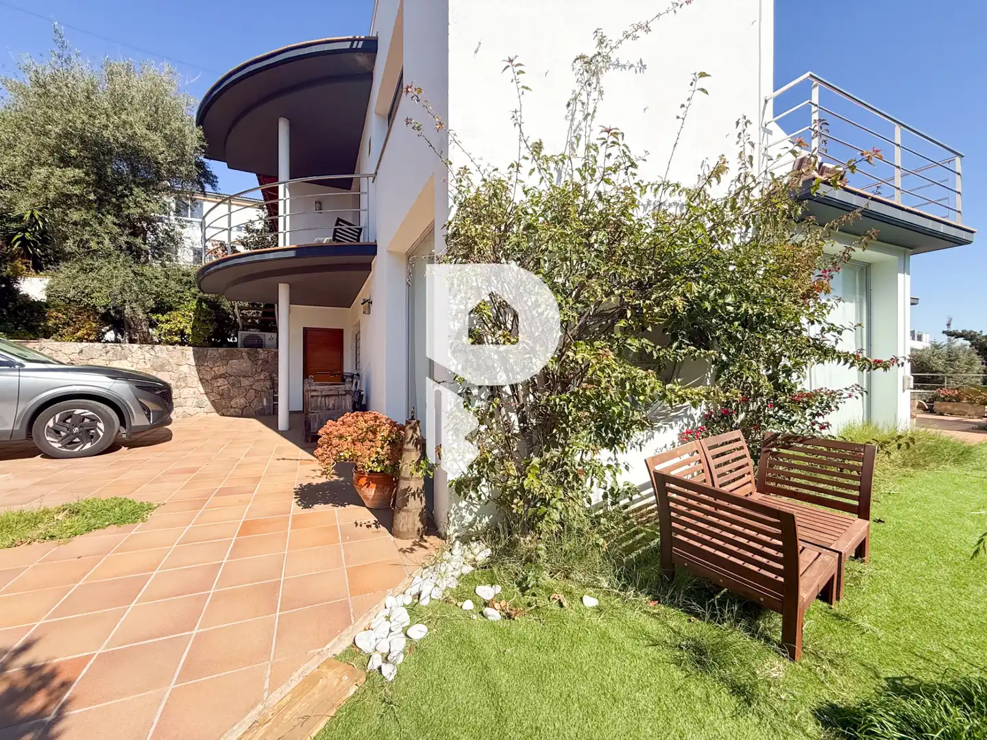 Garden of Houses for sale in Castelldefels  with Air Conditioner, Heating and Terrace