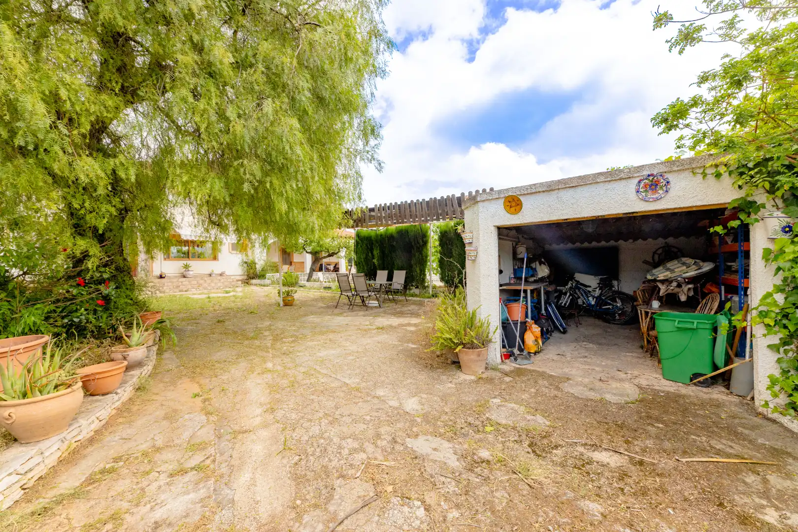 Garten von Einfamilien-Reihenhaus zum Verkauf in Alcalalí mit Klimaanlage