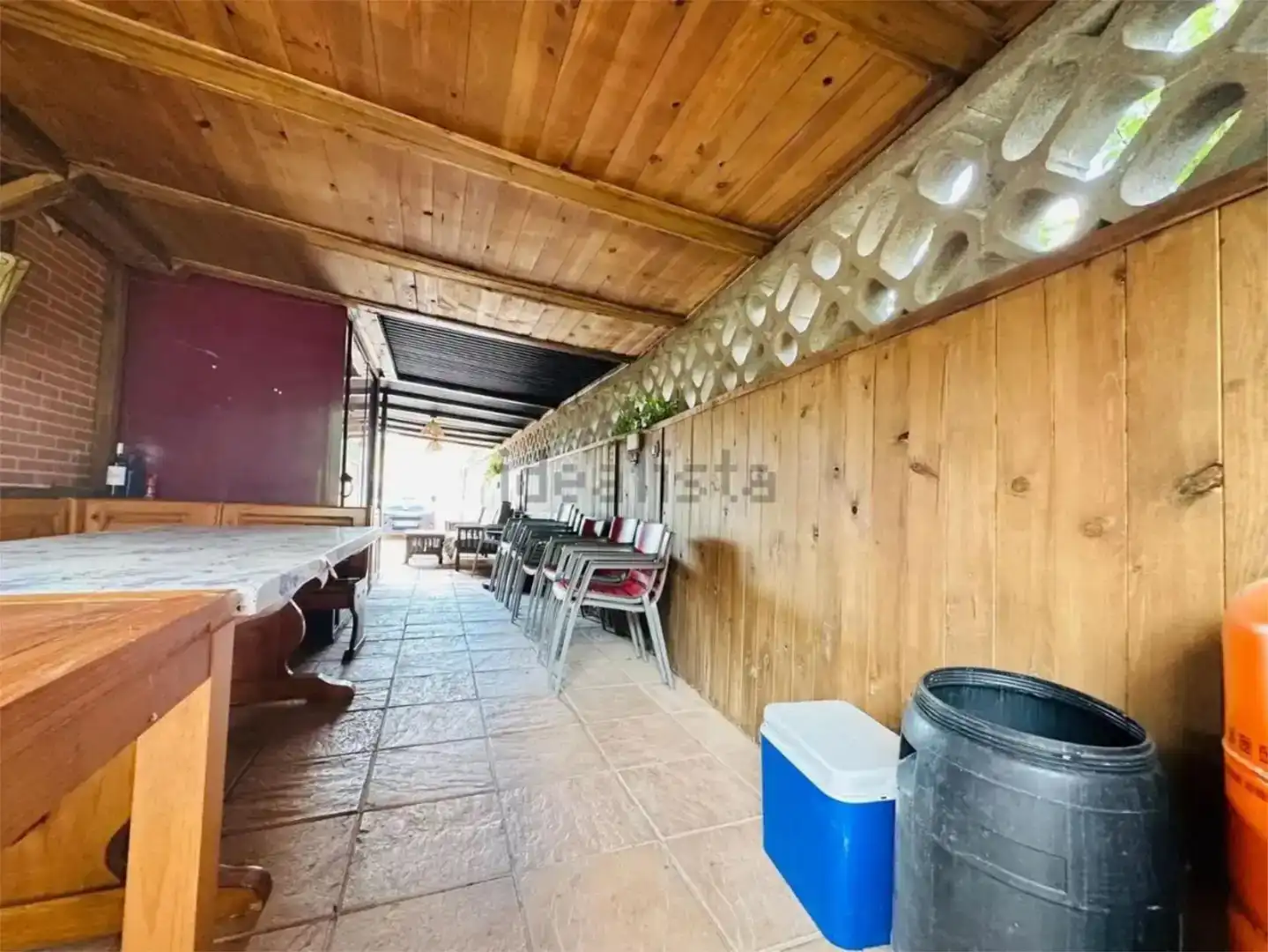 Terraza de Casa o chalet para compartir en Cadrete con Jardín privado, Parquet y Trastero