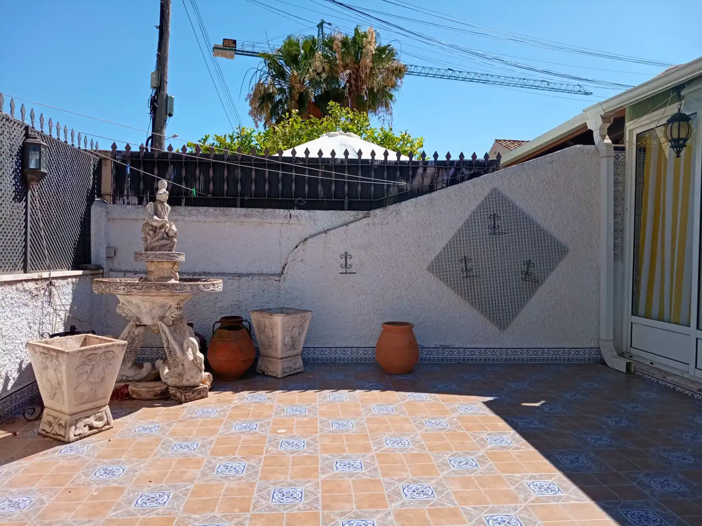 Terrassa de Casa adosada en venda en San Javier amb Jardí privat, Traster i Moblat