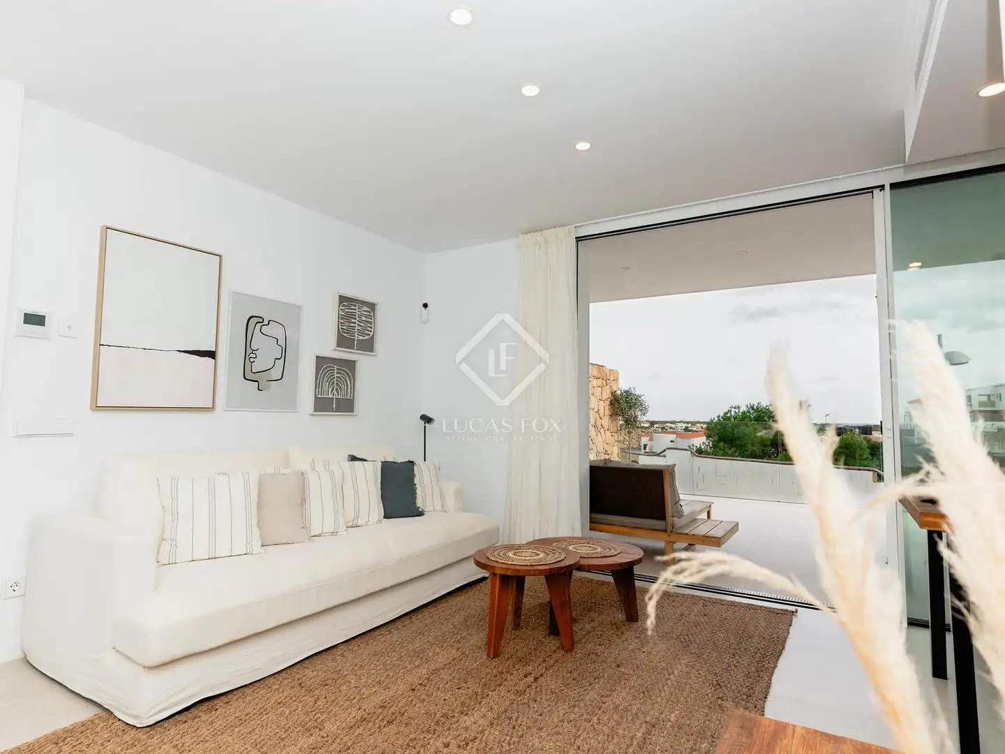 Sala de estar de Ático en venta en Es Mercadal con Aire acondicionado, Calefacción y Terraza