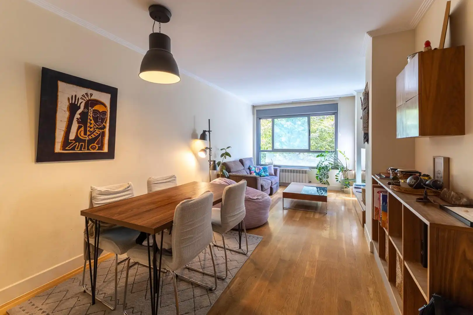 Sala d'estar de Pis de lloguer en Madrid amb Aire condicionat, Calefacció i Terrassa