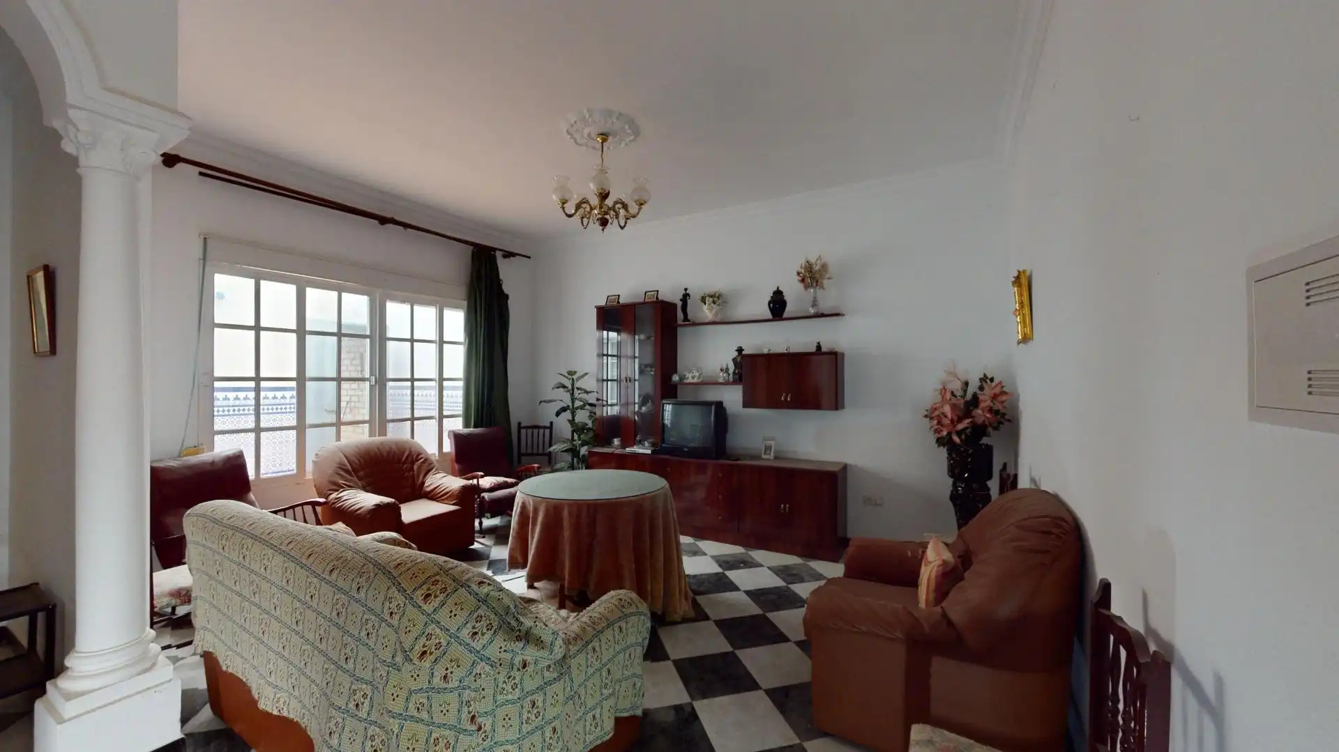 Sala de estar de Casa adosada en venta en Coripe con Terraza
