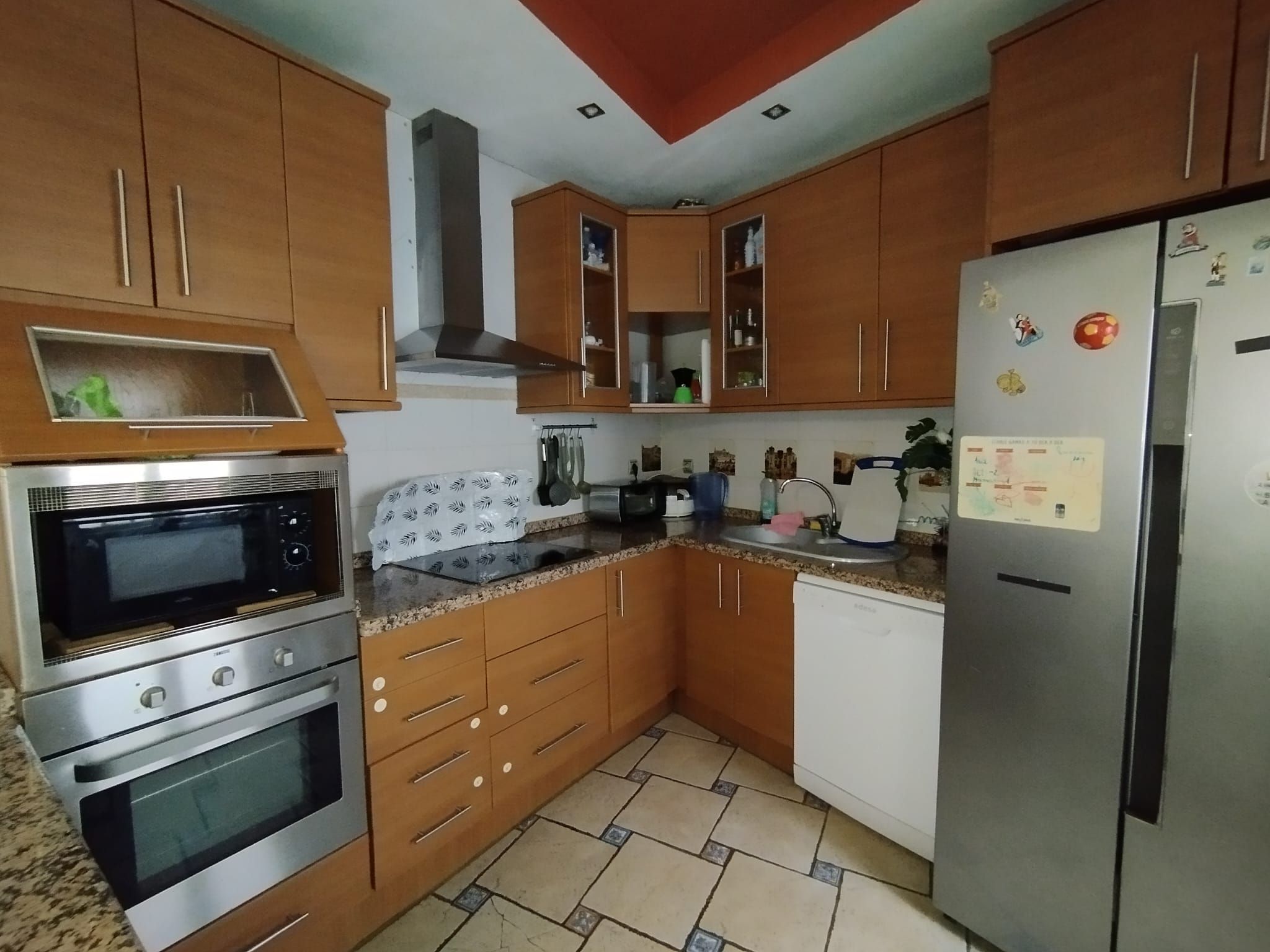 Kitchen of Single-family semi-detached for sale in La Solana    with Air Conditioner, Heating and Parquet flooring
