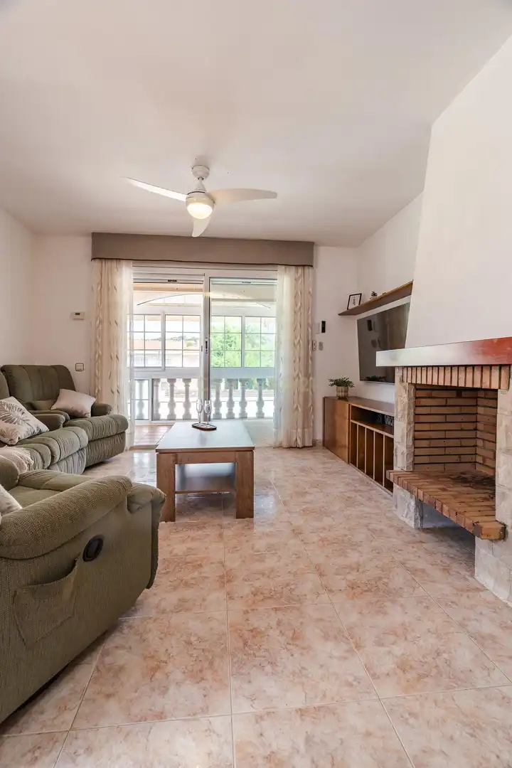 Sala de estar de Casa o chalet en venta en El Catllar  con Aire acondicionado y Trastero