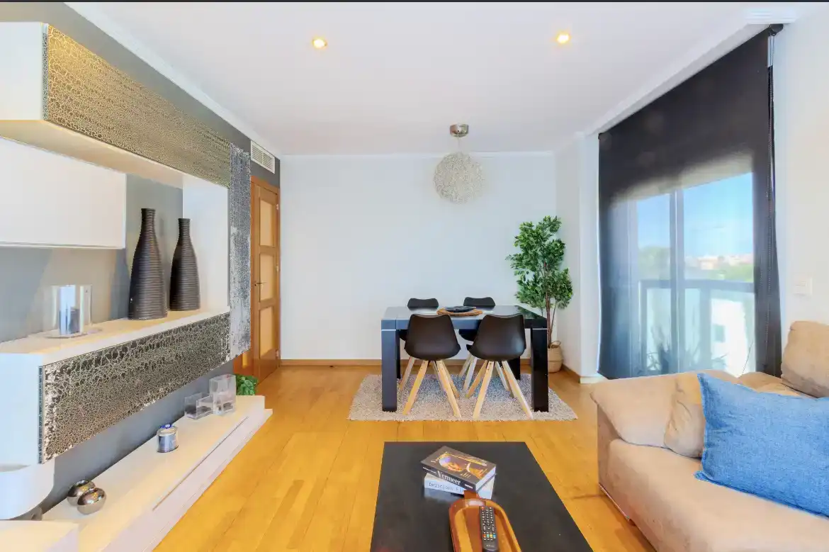 Sala d'estar de Pis en venda en Santa Pola amb Aire condicionat, Piscina i Balcó