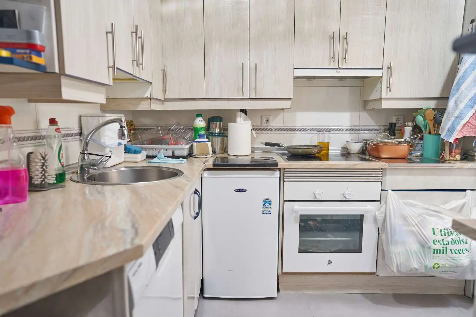 Cocina de Piso en venta en Torrejón de Ardoz con Calefacción, Terraza y Amueblado