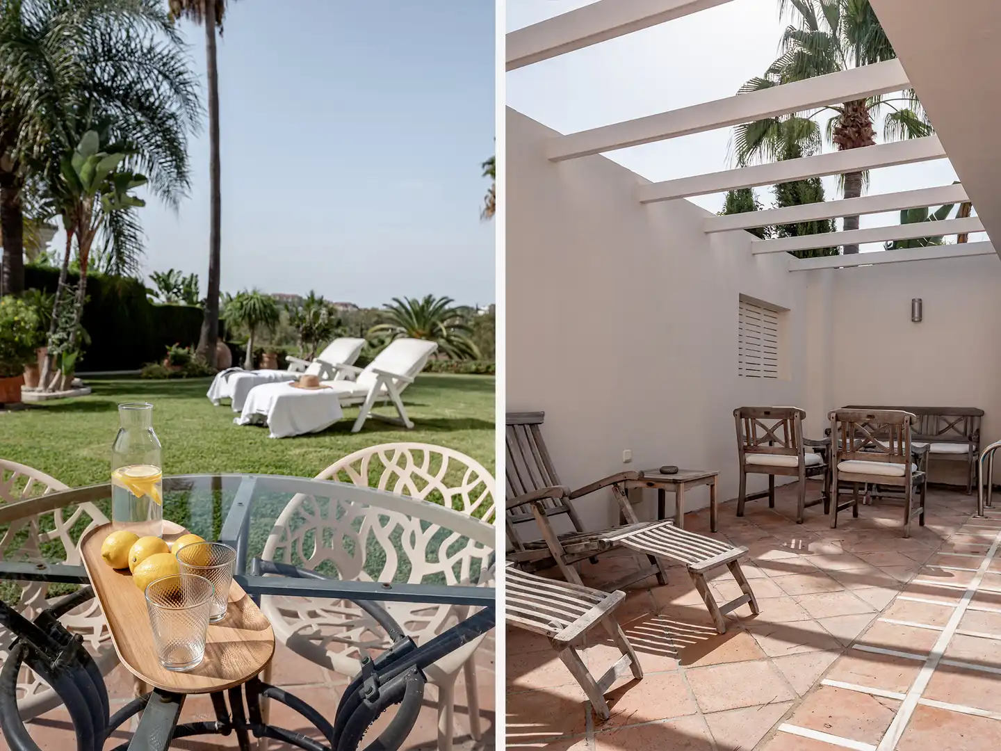 Terraza de Casa o chalet en venta en Marbella con Aire acondicionado, Calefacción y Piscina