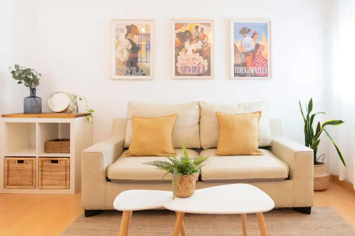 Living room of Flat for rent in Retiro