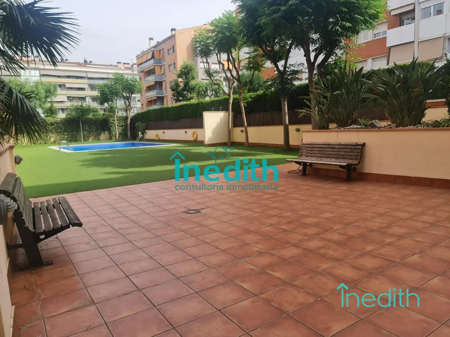 Garden of Flat for sale in Castelldefels  with Air Conditioner, Heating and Private garden