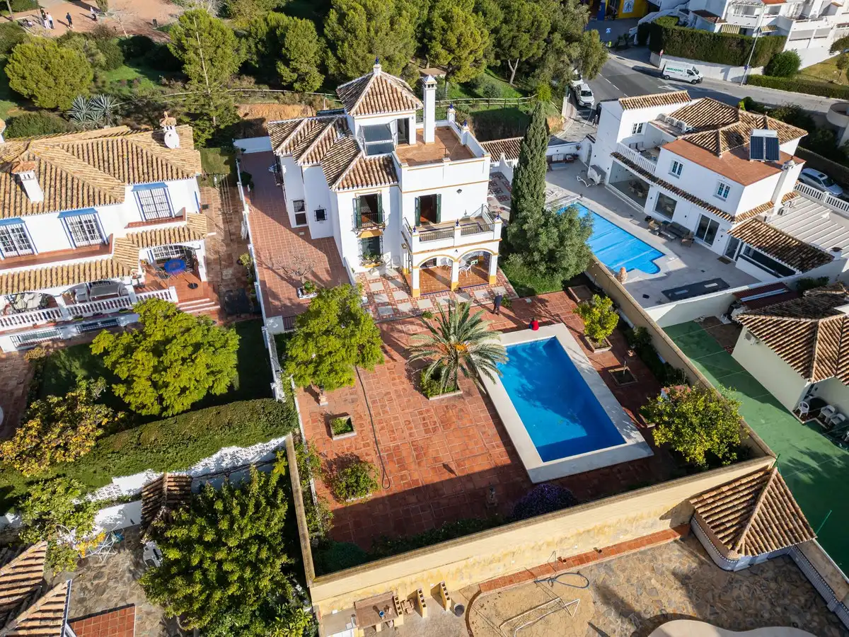 Exterior view of Houses for sale in Benalmádena  with Heating, Private garden and Swimming Pool