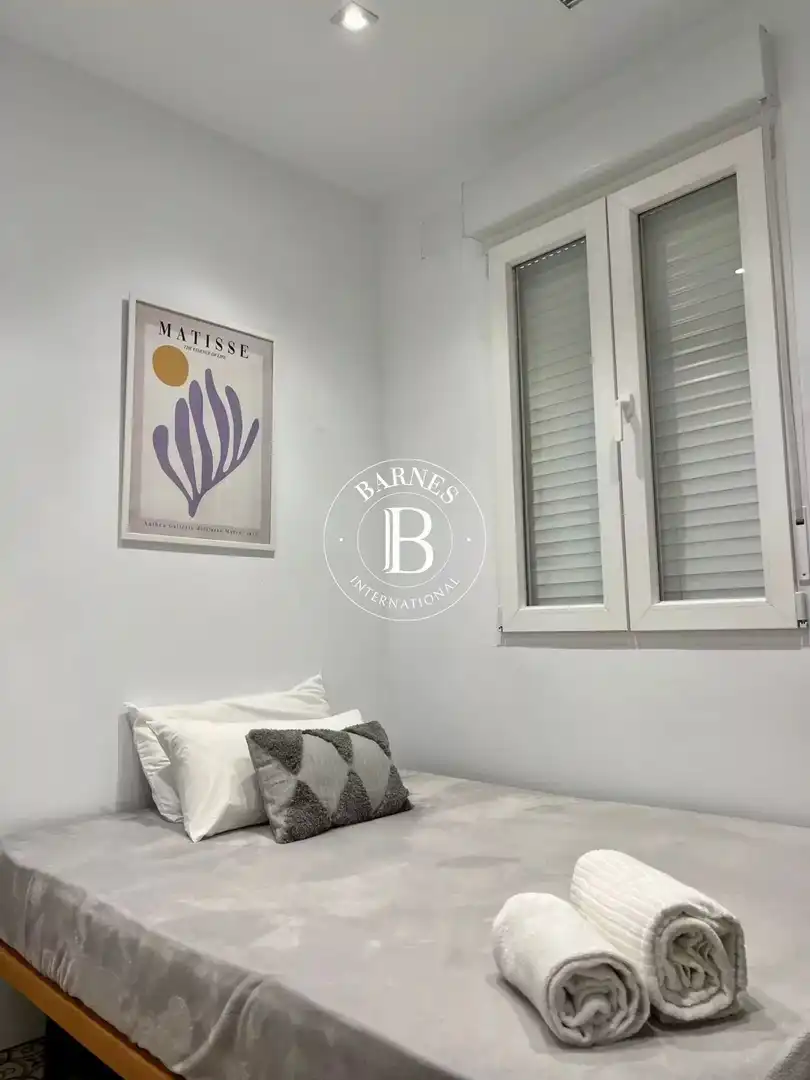 Bedroom of Attic for rent in Madrid  with Air Conditioner, Heating and Furnished