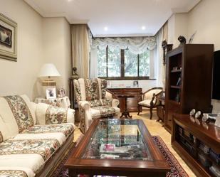 Living room of Flat for sale in  Madrid Capital  with Heating