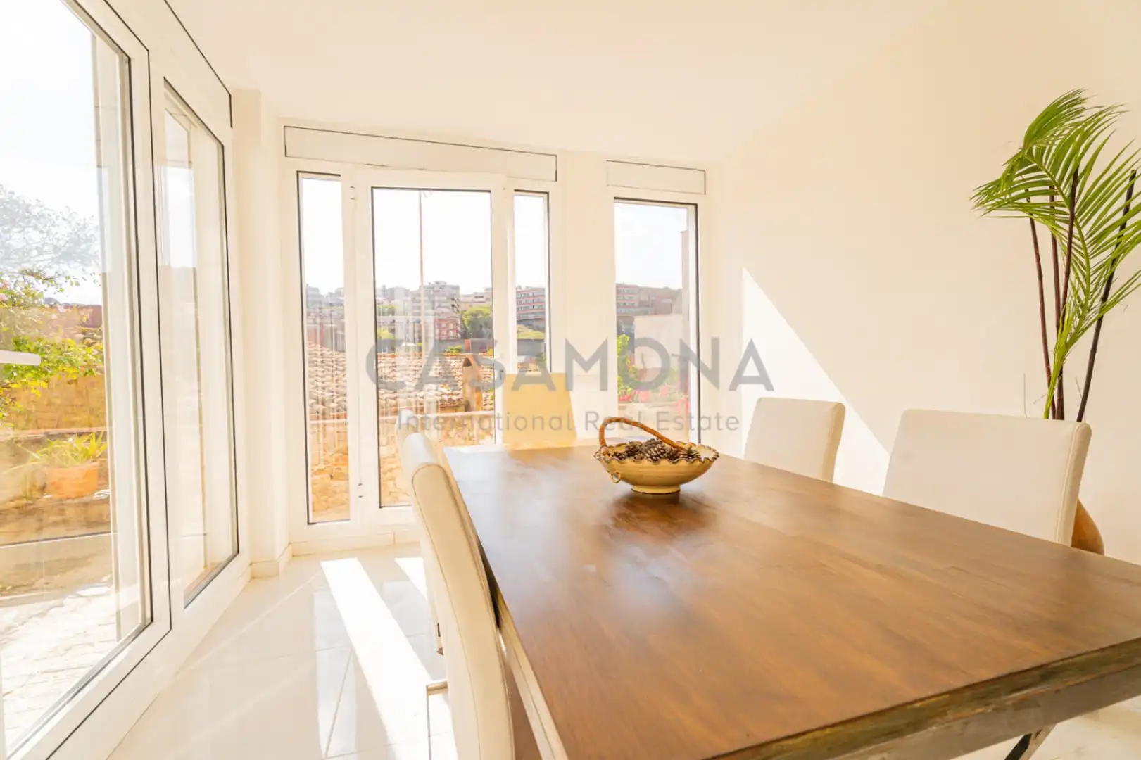 Dining room of Houses for rent to own in Barcelona  with Air Conditioner, Heating and Private garden