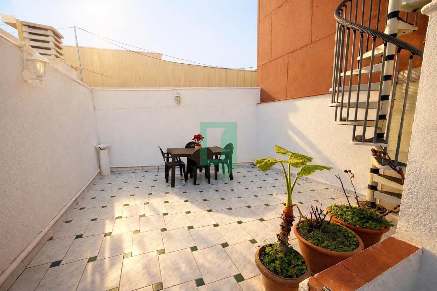 Terraza de Casa o chalet en venta en Badalona con Calefacción, Parquet y Balcón