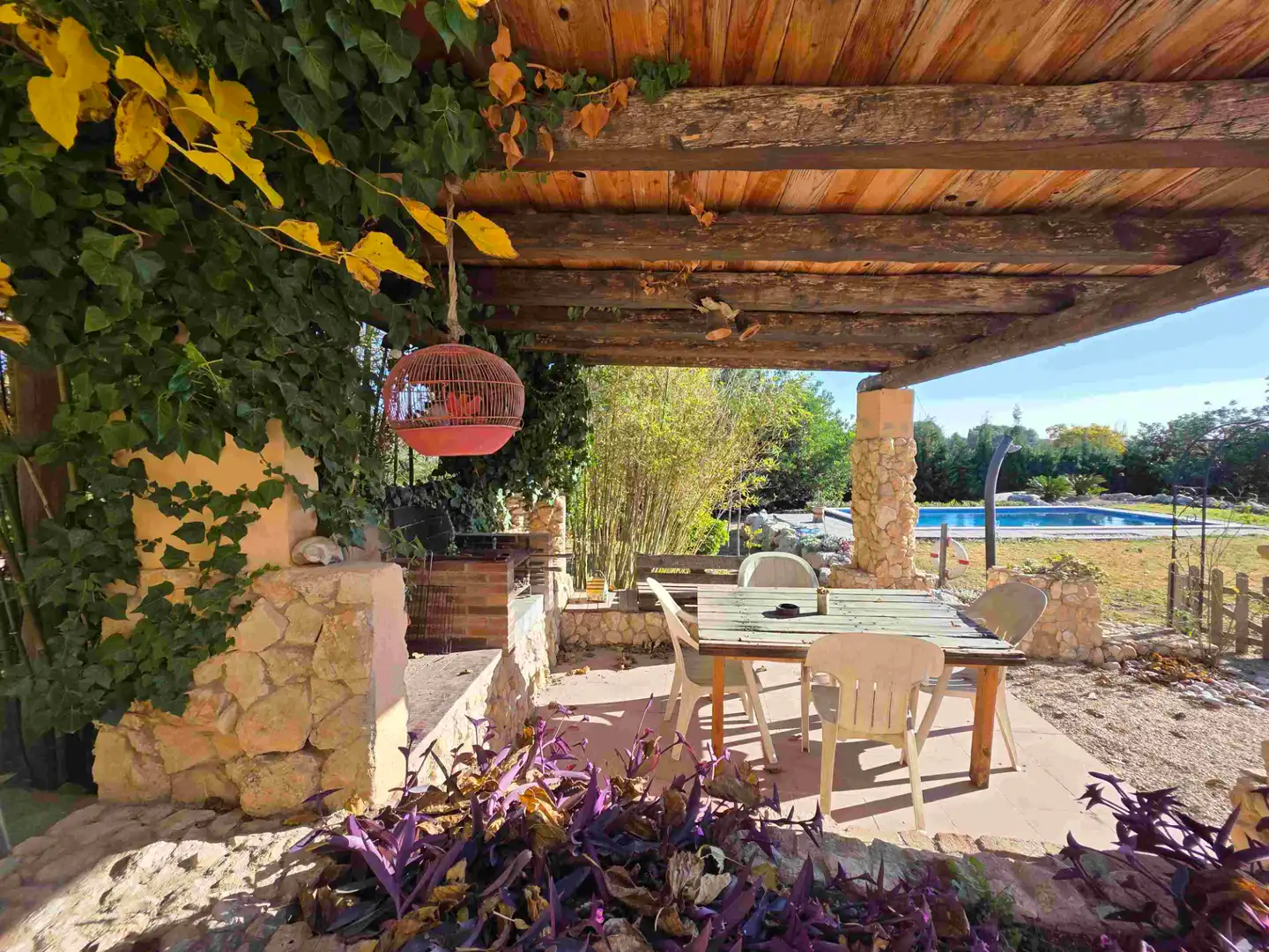 Terraza de Casa o chalet en venta en Valls con Jardín privado y Piscina