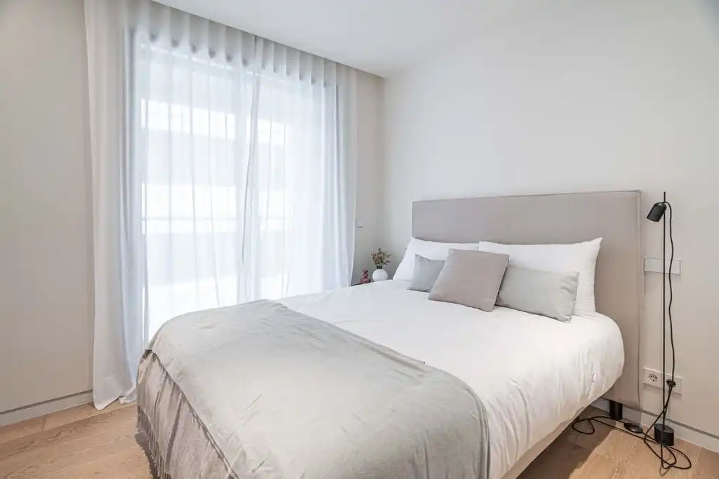 Bedroom of Apartments for sale in Barcelona  with Furnished, Jacuzzi and Community pool