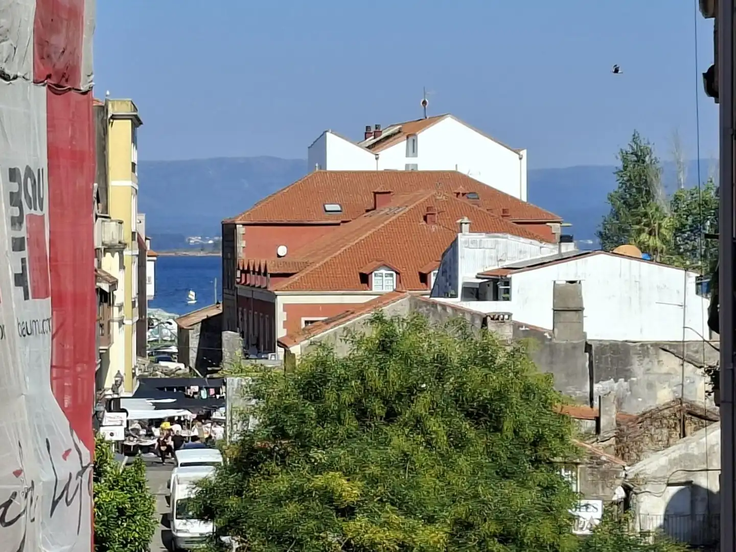 Vista exterior de Piso en venta en Vilagarcía de Arousa con Terraza, Amueblado y Balcón