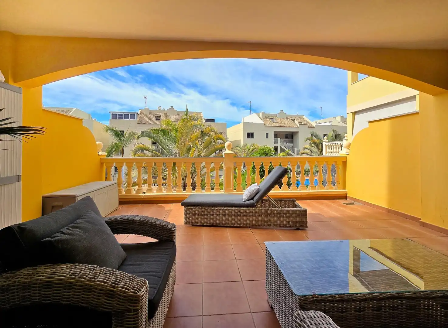 Terraza de Apartamento en venta en Arona con Aire acondicionado, Jardín privado y Terraza