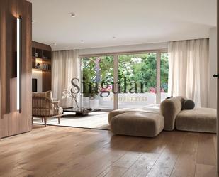 Living room of Flat for sale in  Barcelona Capital  with Private garden, Terrace and Storage room