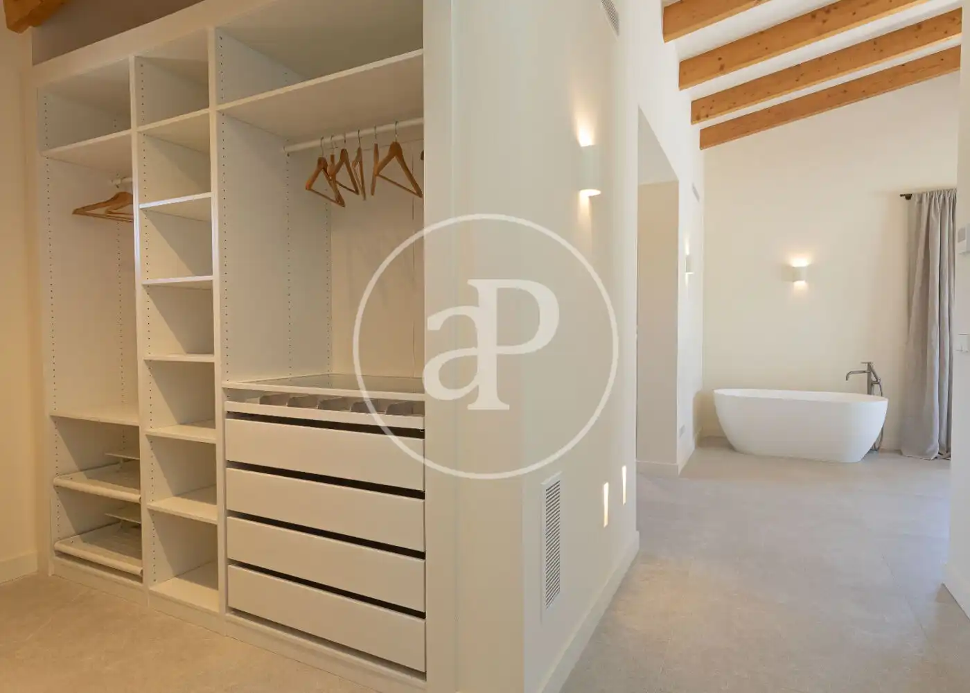 Bedroom of Houses for rent in Campos  with Air Conditioner, Heating and Private garden