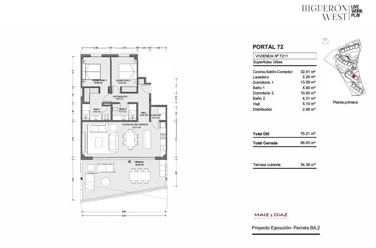 Flat for sale in Fuengirola  with Air Conditioner, Heating and Private garden