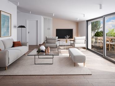 Piso de obra nueva con balcón en venta en Font Verda