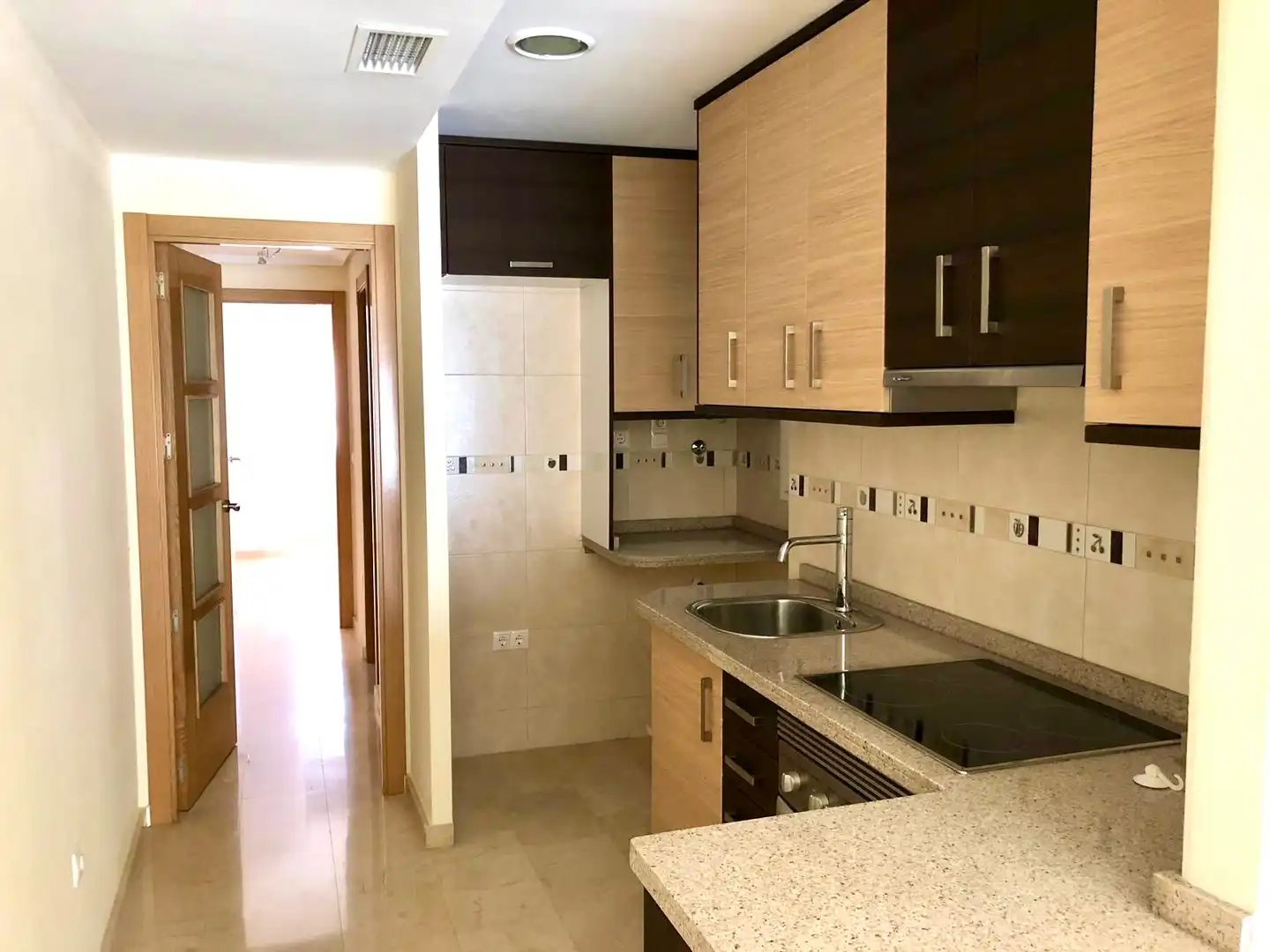 Kitchen of Flat for sale in Alicante / Alacant  with Air Conditioner, Furnished and Balcony