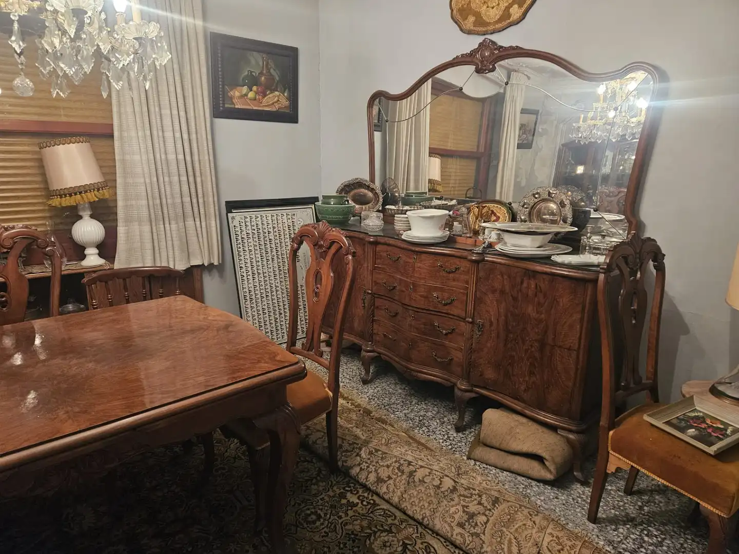 Dining room of Houses for sale in Oliva  with Air Conditioner, Heating and Storage room