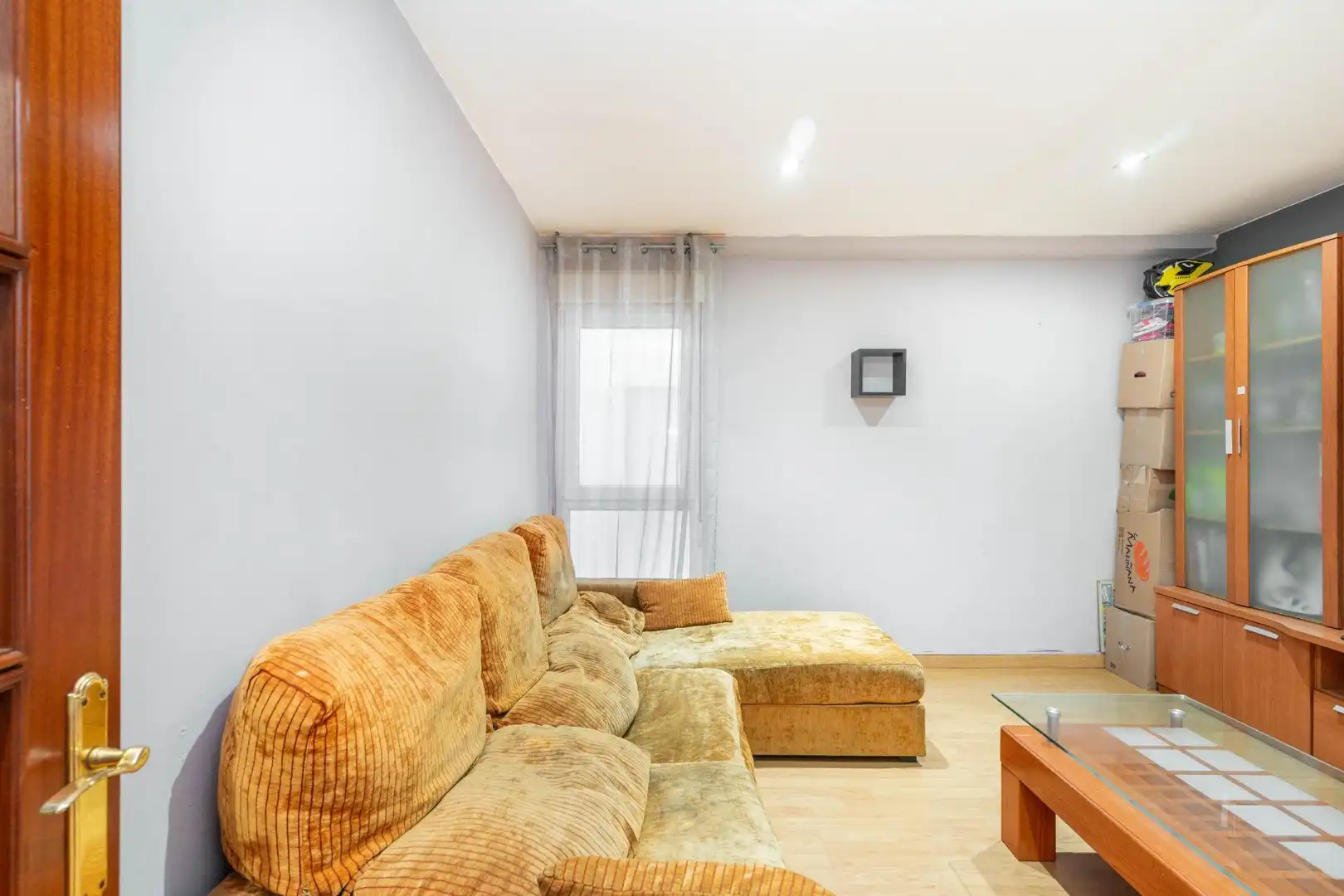 Sala de estar de Piso en venta en Gijón  con Calefacción, Terraza y Amueblado