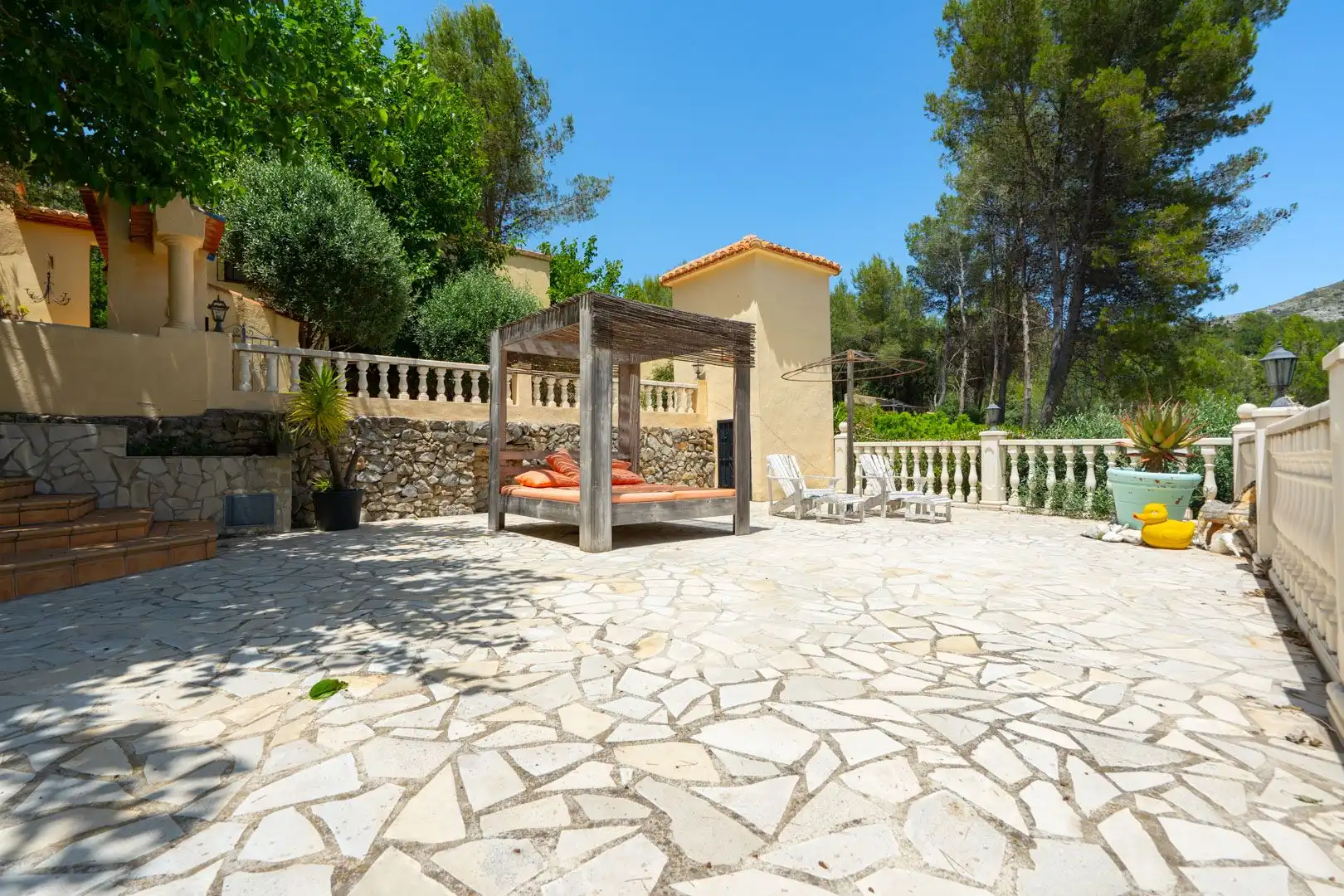 Terraza de Casa o chalet en venta en Castell de Castells con Aire acondicionado, Calefacción y Jardín privado