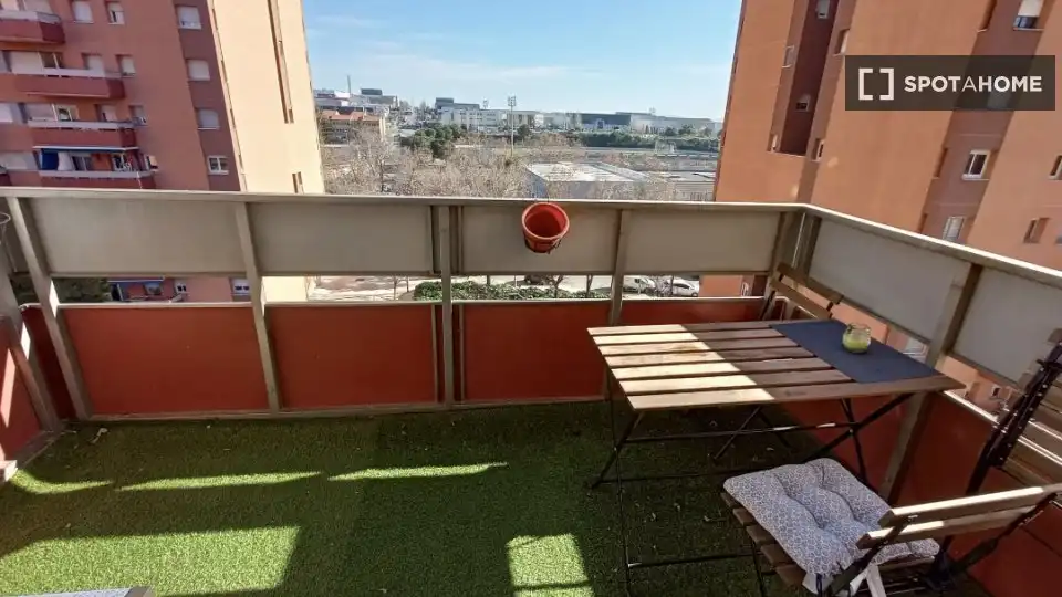 Terrassa de Pis per a compartir en Terrassa amb Aire condicionat, Calefacció i Moblat