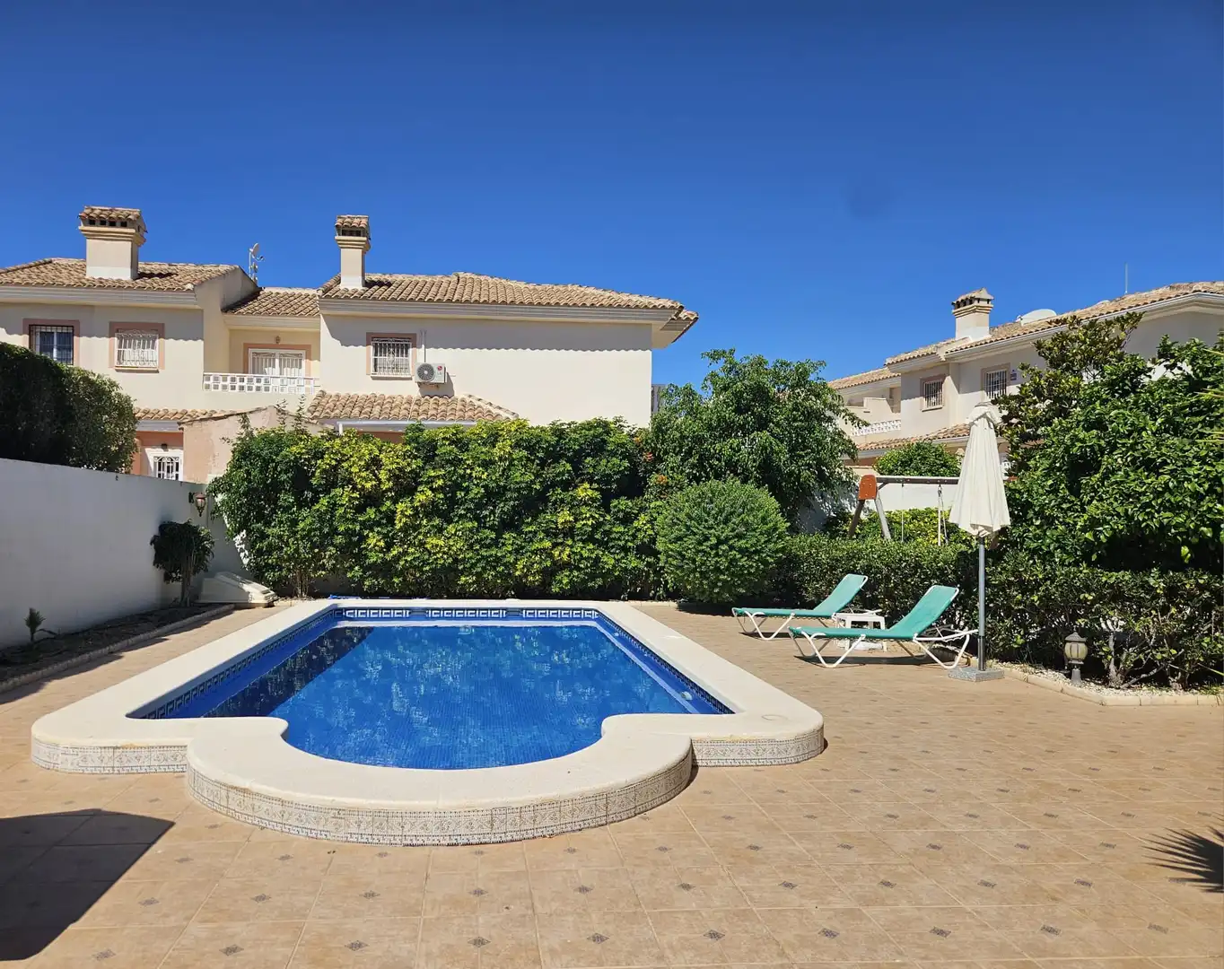 Vista exterior de Casa o chalet en venta en Rojales con Aire acondicionado, Jardín privado y Terraza