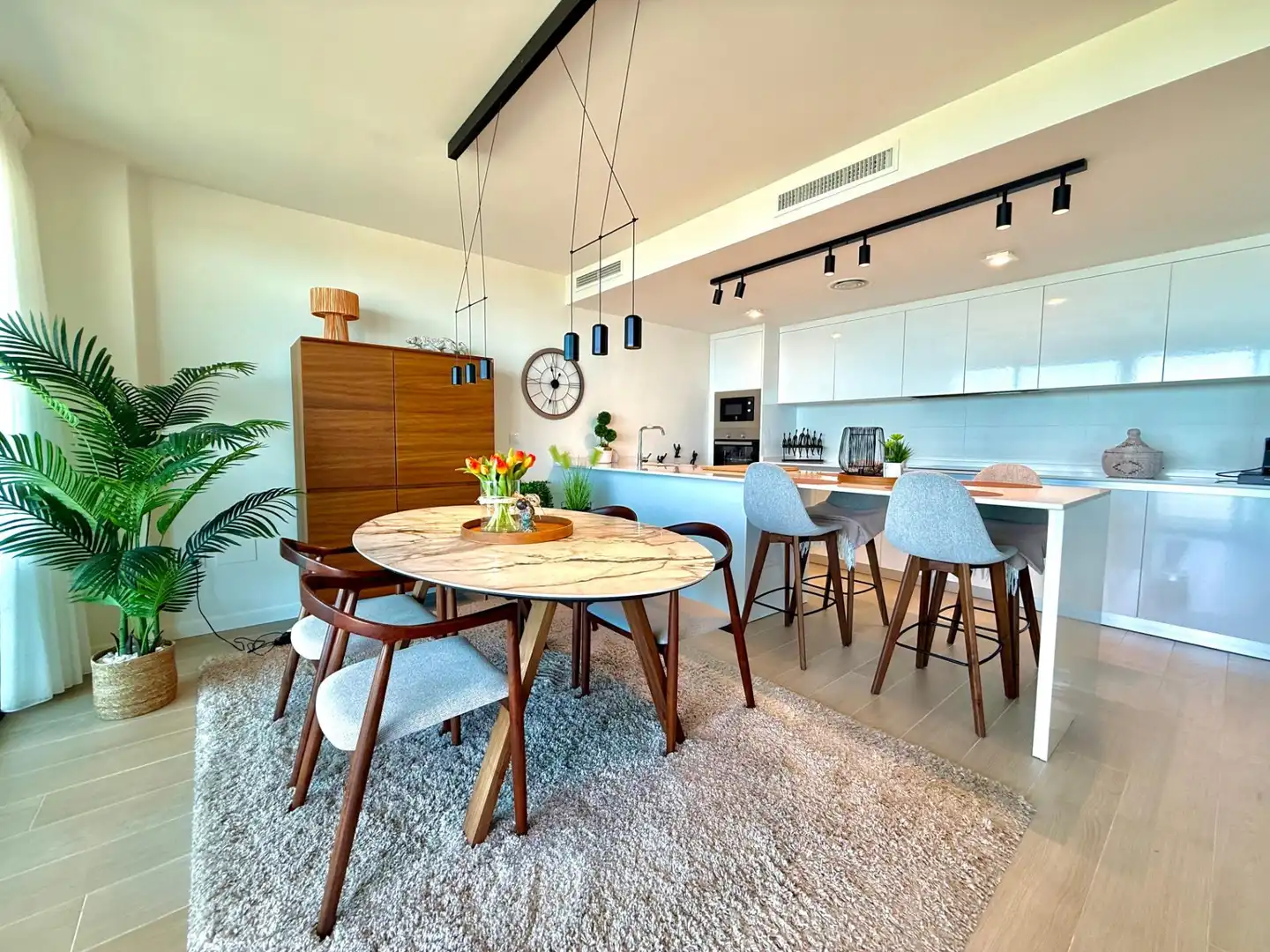 Dining room of Flat for sale in Cartagena  with Air Conditioner, Heating and Private garden