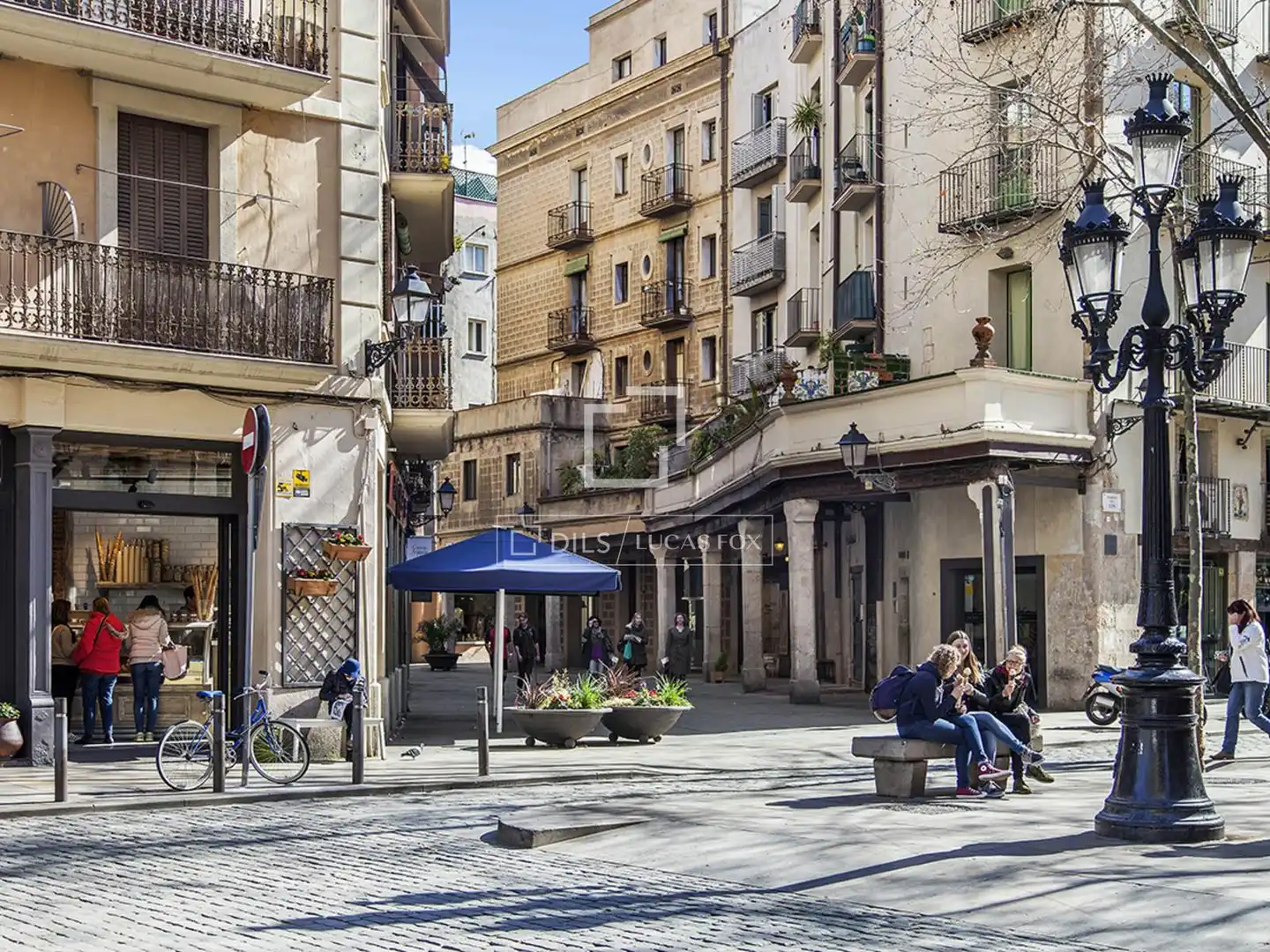Exterior view of Flat for sale in Barcelona  with Air Conditioner, Heating and Parquet flooring