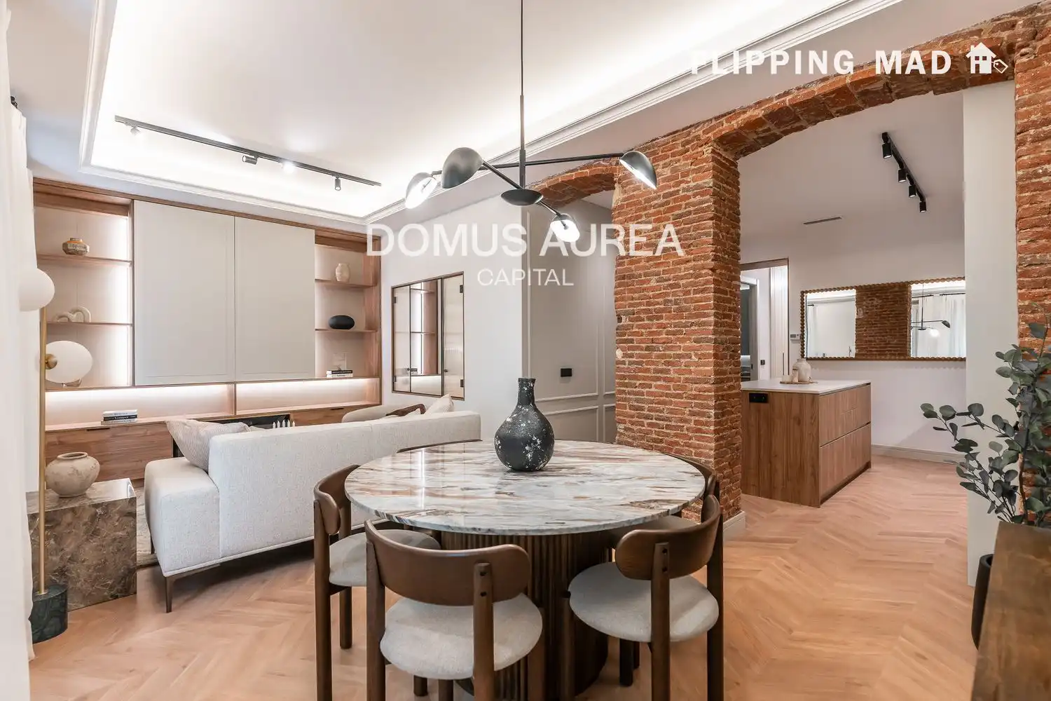 Wohnzimmer von Wohnung zum Verkauf in Madrid mit Klimaanlage, Heizung und Parkett