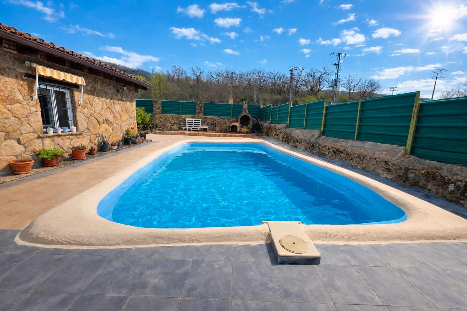 Piscina de Casa o chalet en venta en Cabrero con Calefacción, Jardín privado y Piscina