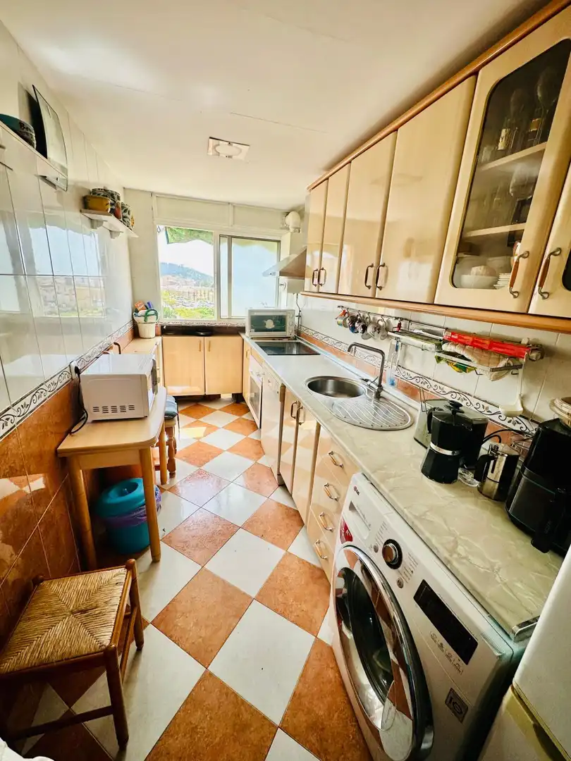 Kitchen of Flat for sale in Málaga  with Air Conditioner