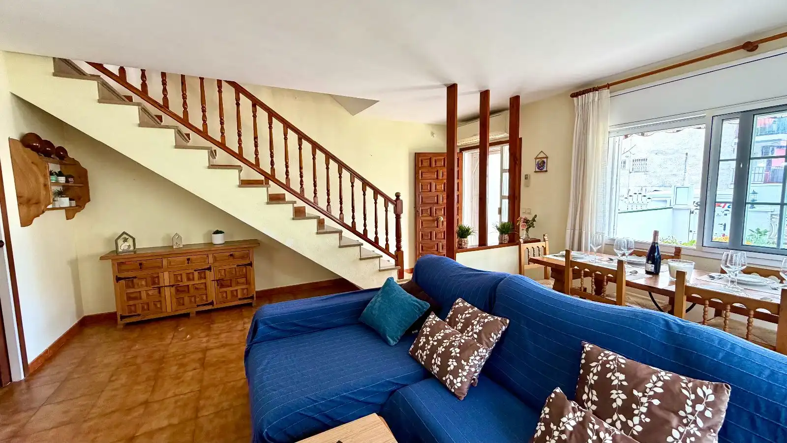 Sala de estar de Casa o chalet en venta en Cunit con Aire acondicionado, Calefacción y Jardín privado