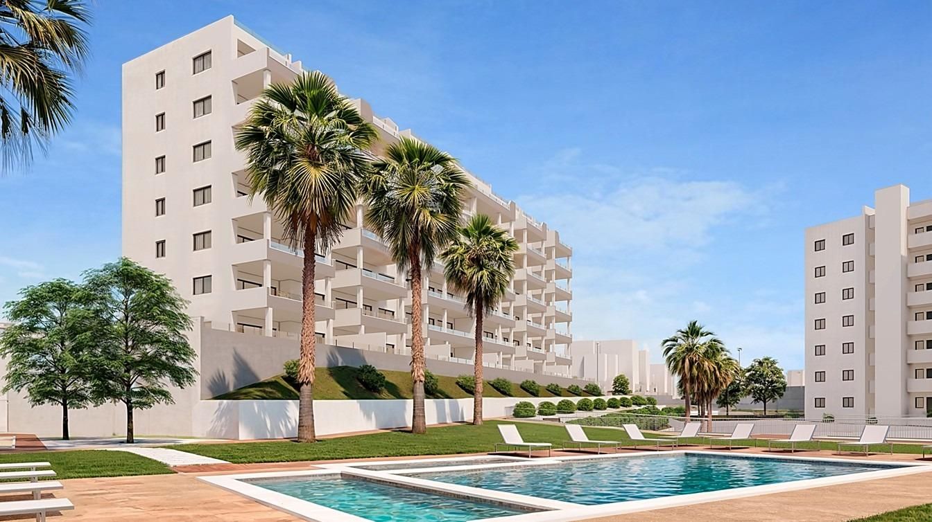 Piscina de Apartament en venda en San Miguel de Salinas amb Aire condicionat, Terrassa i Traster