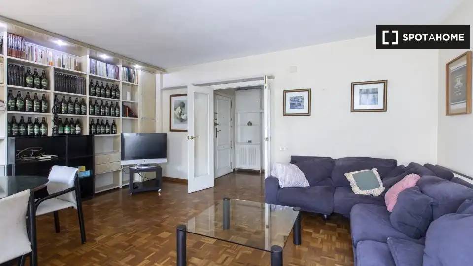 Sala d'estar de Pis de lloguer en Murcia amb Aire condicionat, Calefacció i Moblat