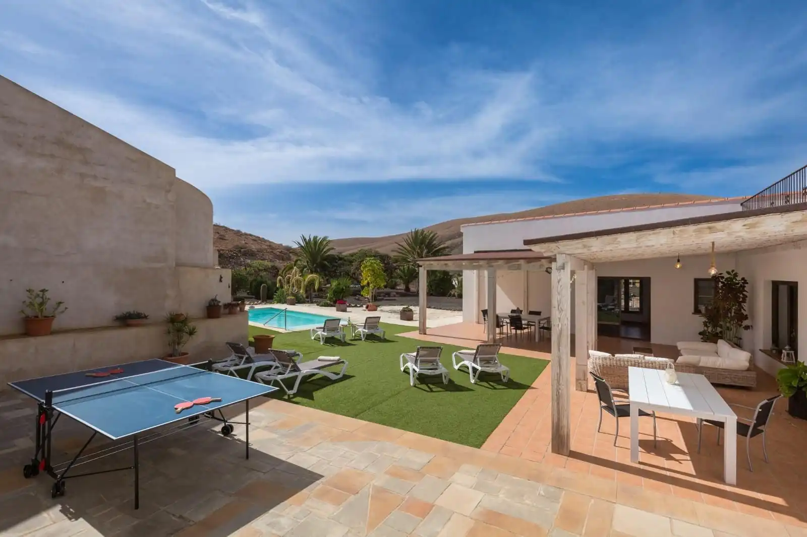 Terraza de Casa o chalet en venta en Pájara con Aire acondicionado, Jardín privado y Piscina